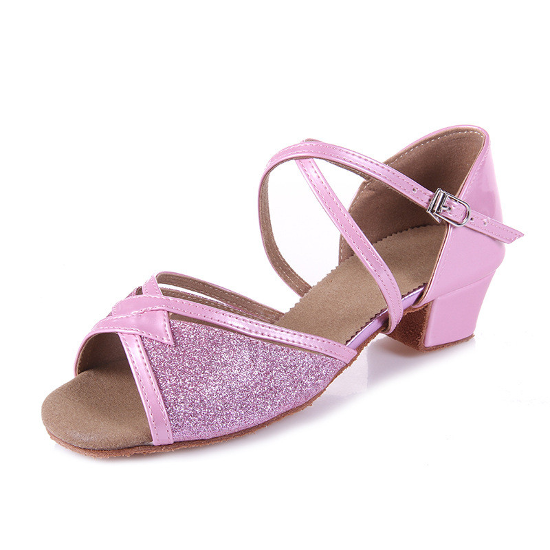 Women's Latin Dance Shoes Ballroom Dance Shoes Children's Latin Sandals Girls' Latin Shoes Modern Da