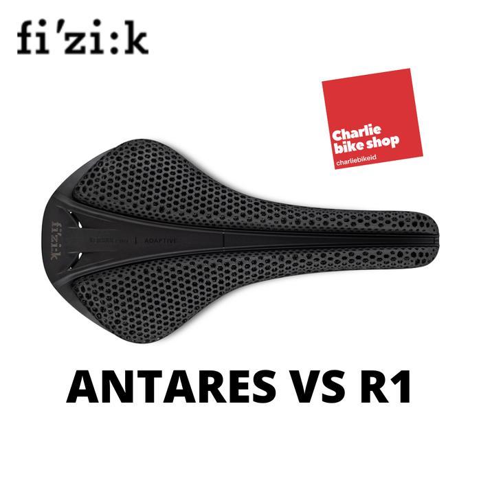Saddle FIZIK Antares VERSUS EVO R1 ADAPTIVE Carbon 7x10mm Rails -Black - 139mm
