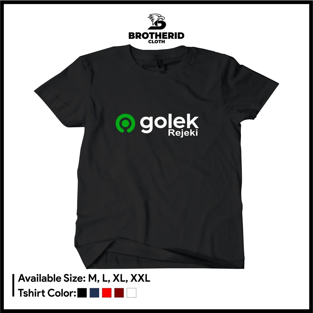 Kaos Plesetan Golek Rejeki Baju Tulisan Jawa Logo Brand Unik Lucu Distro Combed 30s