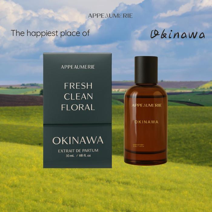 Parfum Okinawa EDP 35ML - Appeau Parfum Unisex Fresh Floral Jasmine Soapy Clean