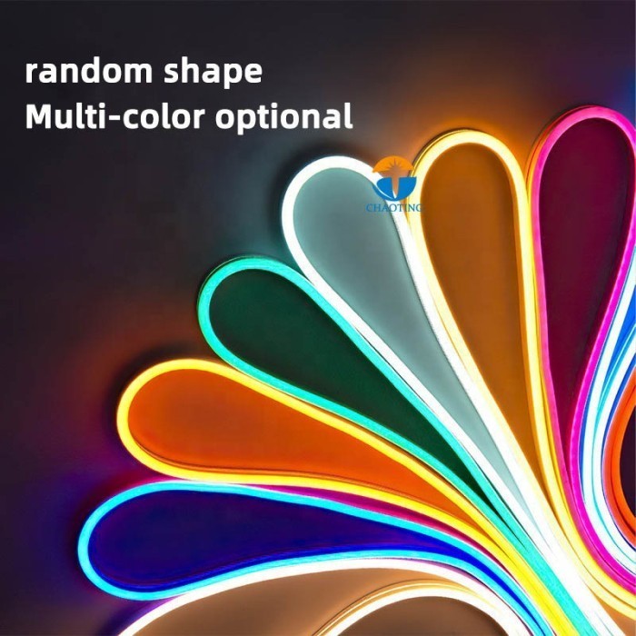 A638 LAMPU LED NEON FLEX SELANG 12 VOLT METERAN FLEXIBLE STRIP OUTDOOR 12VOLT