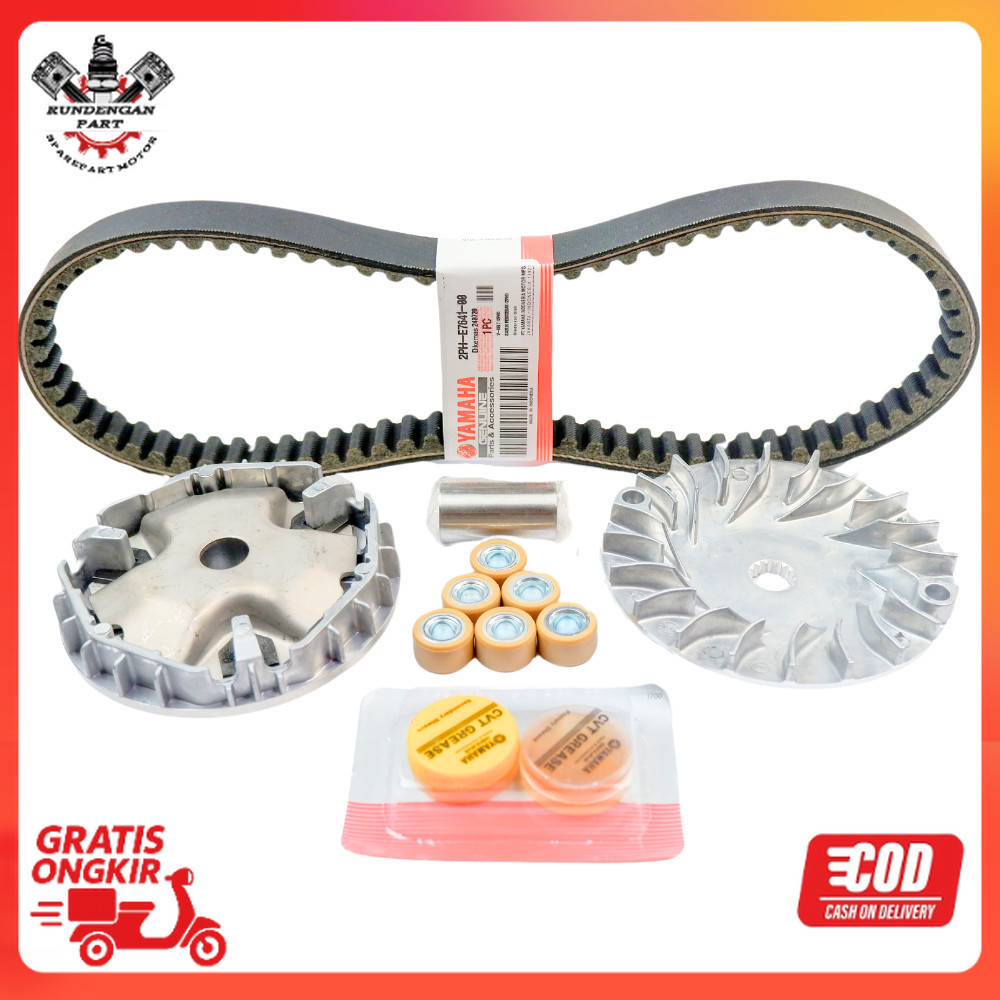 Paket Kirian Mio Sporty - VanBelt Mio Karbu Komplit Paket CVT Mio Sporty 5TL Ori motor part