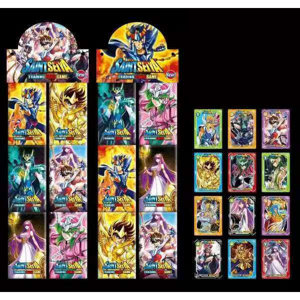 8pcs/bag Saint Seiya Card Japanese Anime Rare Collection Card Gift Toy