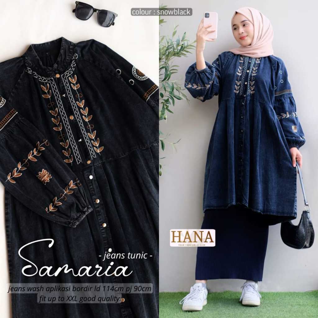 2811    SAMARIA JEANS TUNIK by hANA FASHION