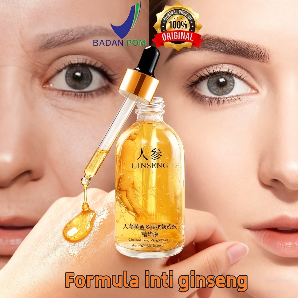 Esensi Anti-Kerut Ginseng, Esensi Pencerah Anti-Penuaan Ginseng, Esensi Radiance Ginseng, Esensi Ant