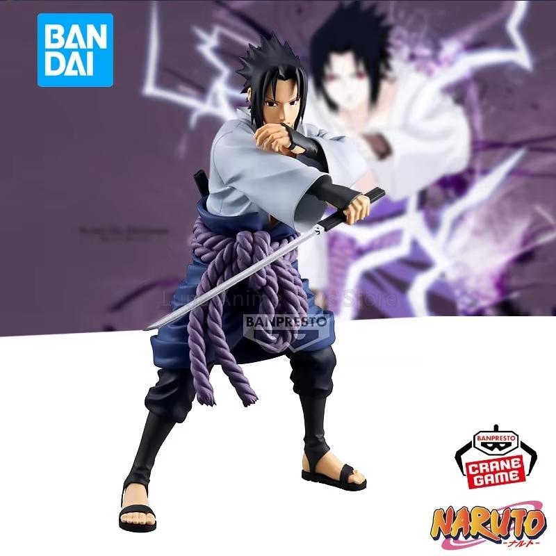 Original Bandai Banpresto Naruto Grandista Uzumaki Naruto Uchiha Itachi Uchiha Sasuke PVC Figure Mod