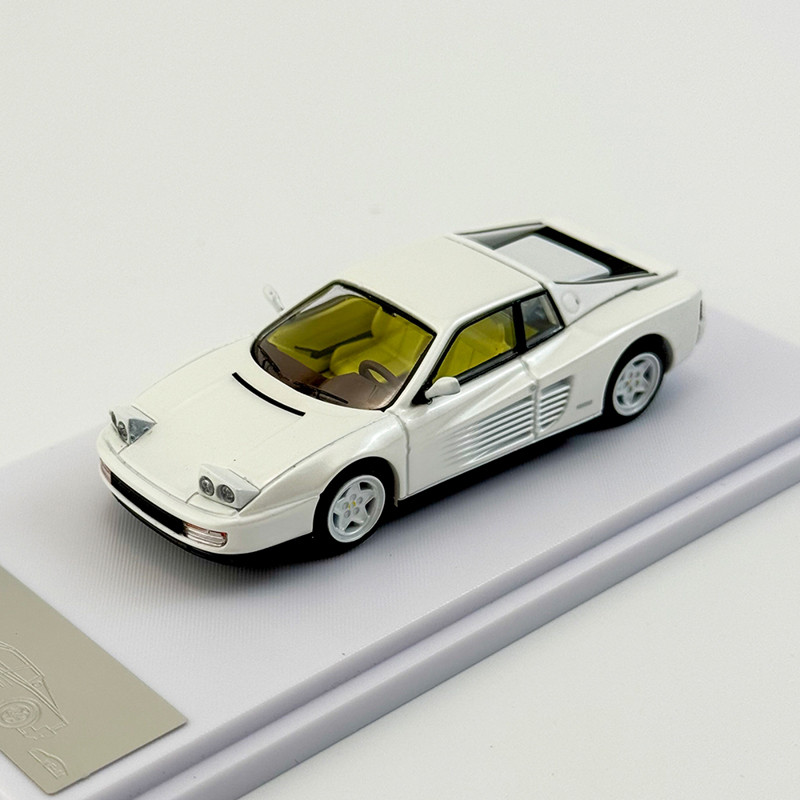 Diecast 1/64 Scale Ferrari Testarossa F110 Sport Car Model Simulation Alloy Openable Cover Car Model