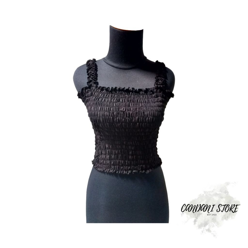 TANK TOP KERUT WANITA//TANK TOP