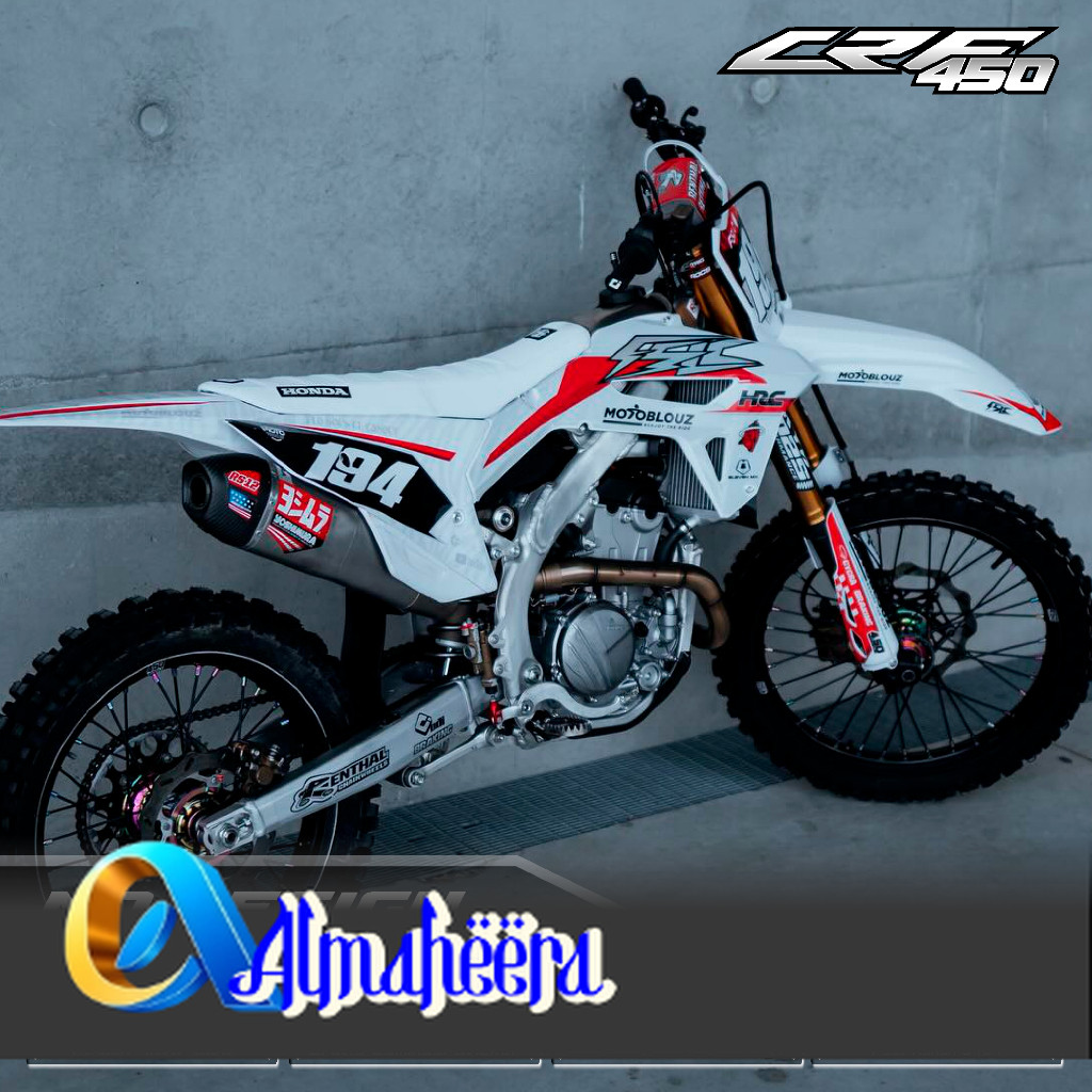 0227 (COD) Sticker Decal CRF 450 FullBody Bebas Request Terbaru - Sticker Premium CRF Terbaru - Stic