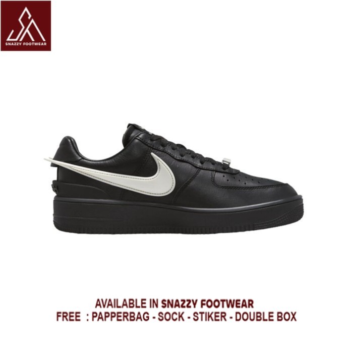 Sepatu Sneakers Nike Air Force 1 Low Ambush Black 100% Original Unisex