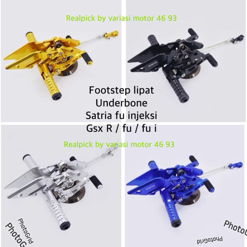 Footstep Underbone GSX R / Satria Fu Injeksi / Satria Fu Lama / Satria Fu Baru