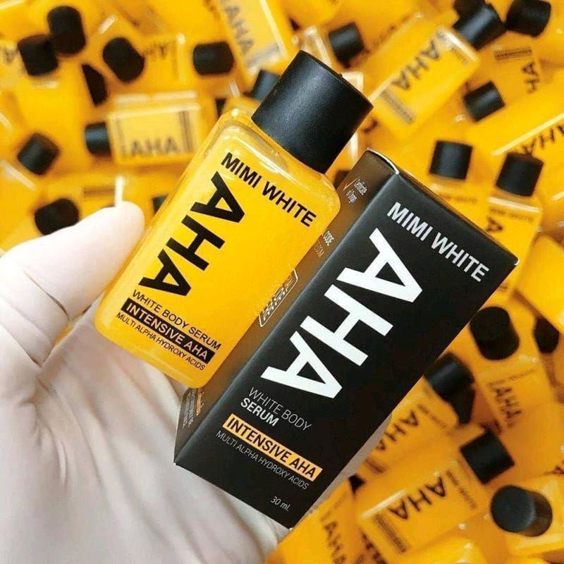 MIMI WHITE AHA SERUM BODY LOTION THAILAND ORIGINAL 100% white body serum aha mimiwhite viral Memutih