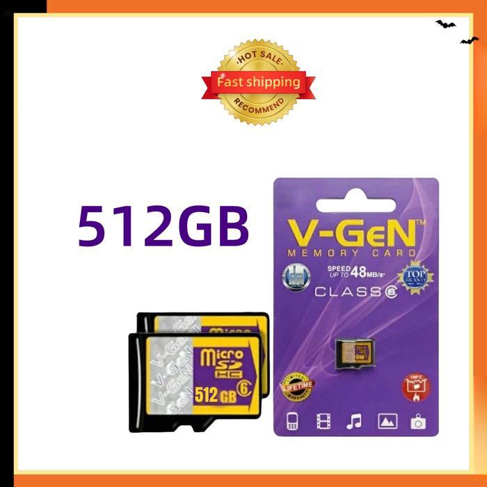 pusat fotografi Kartu Memori SD 2TB/1TB 32/64/128/256/128/256GB 100MBPS High Speed Flash Drive - Ssd
