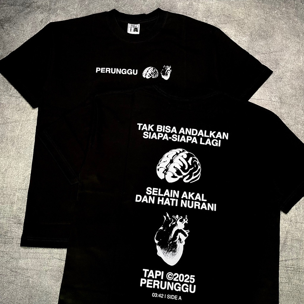 COD Tshirt PERUNGGU - AKAL DAN HATI NURANI Official Merchandise