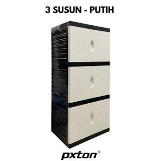 PXTON - LEMARI PAKAIAN PLASTIK DIAMOND / 3 SUSUN / 4 SUSUN / 2 SUSUN / Keranjang / Rak plastik / Lem