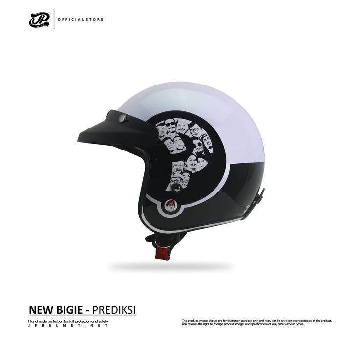 Helm JP Retro New Bigie Prediksi - L