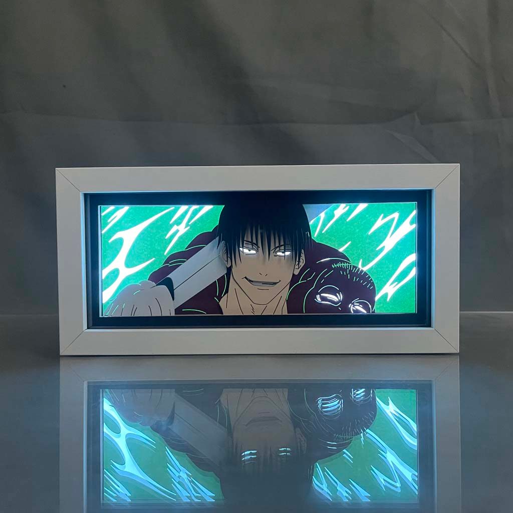 Anime Light Box Jujutsu Kaisen Toji Fushiguro Lamp for Room Decor Led Night Light Lightbox Manga 3d 