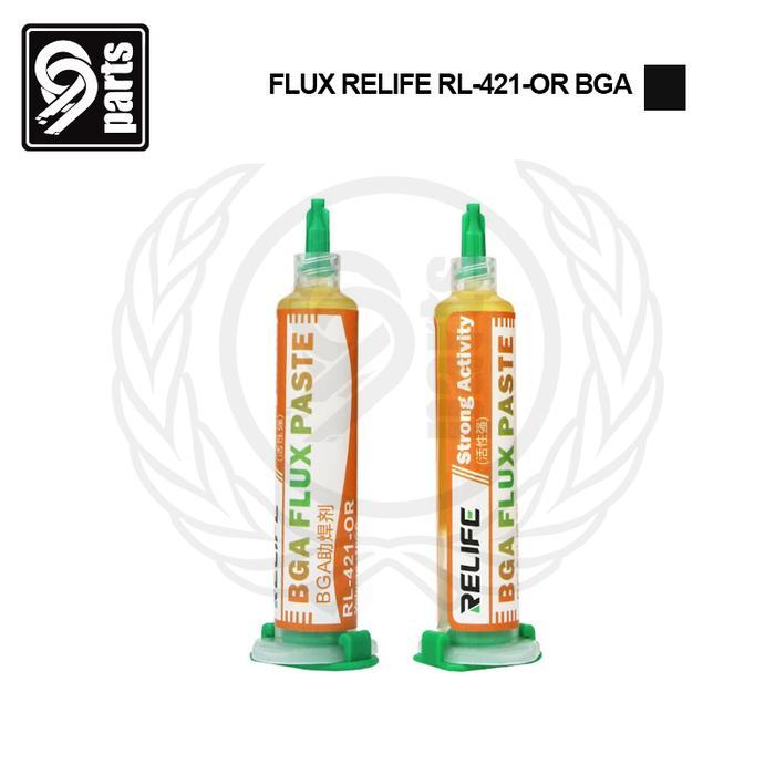 Flux Relife RL-421-OR BGA / Relife RL-421-OR 10CC Strong Activity BGA Flux Paste / Flux Pasta Relife