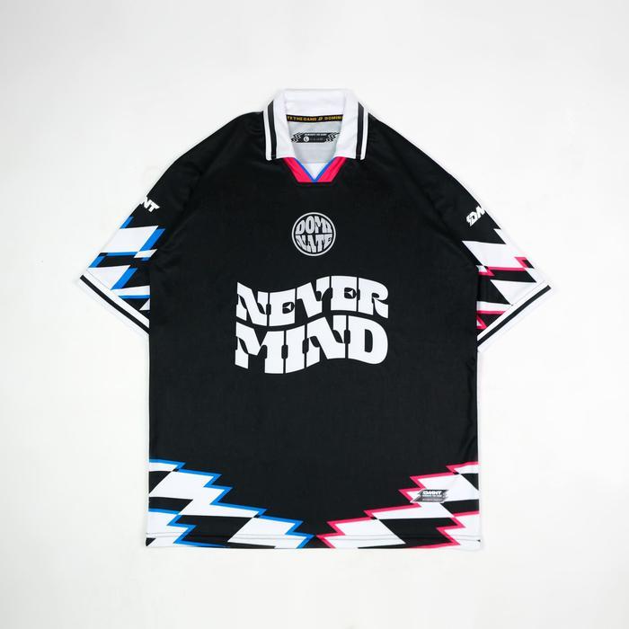 DMNT Jersey Vintage Retro Casual Nevermind Black - M