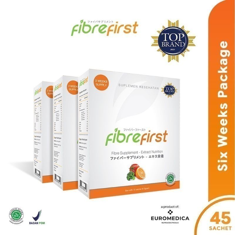 FibreFirst | Minuman Diet | Diet & Detox | Fibre first 15 sachet bundle 3 box