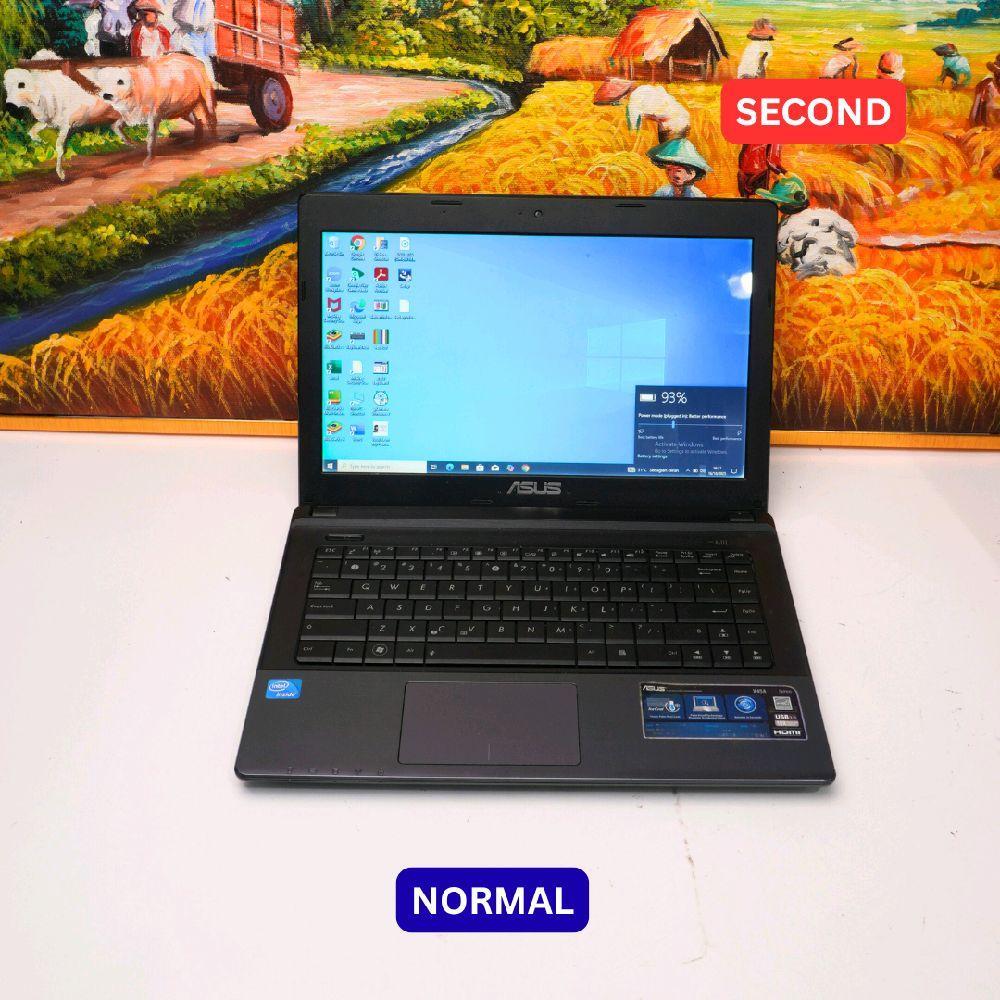 ASUS X45A CELERON 1000M 2 GB (14") LAPTOP SECOND ORIGINAL SINAR MUTIARA CELL