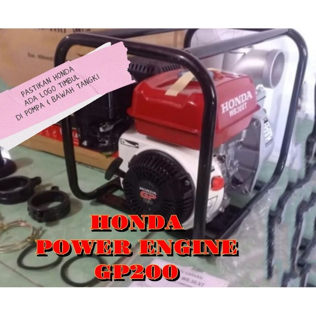 WP POMPA AIR HONDA GP200 3INCI MESIN POMPA IRIGASI