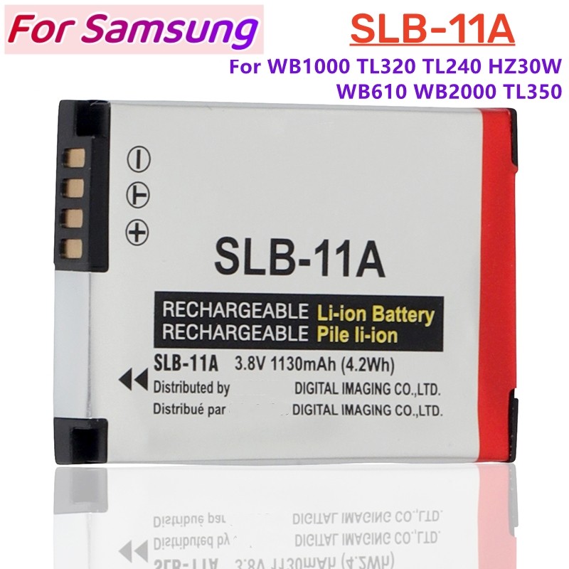 1-2 piece SLB-11A Camera Battery For Samsung TL500 WB600 WB610 WB650 WB660 WB700 WB1000 WB2000 WB500