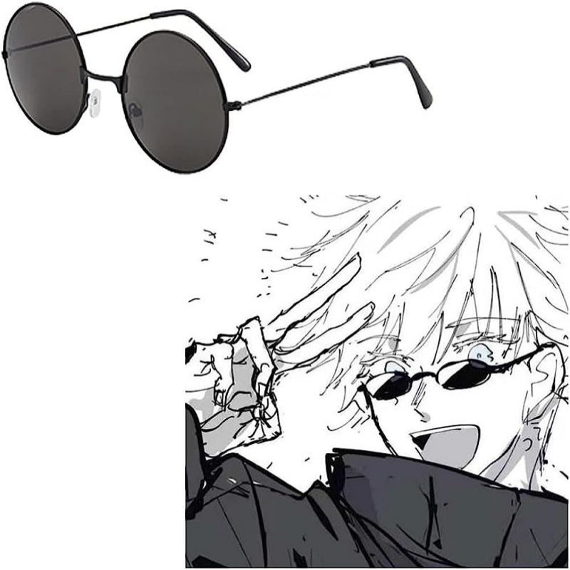 TERLARIS Kacamata Gojo Satoru Gojo Satoru Glasses Tutup Mata Gojo Alat Peraga Cosplay HQ by Forenoon