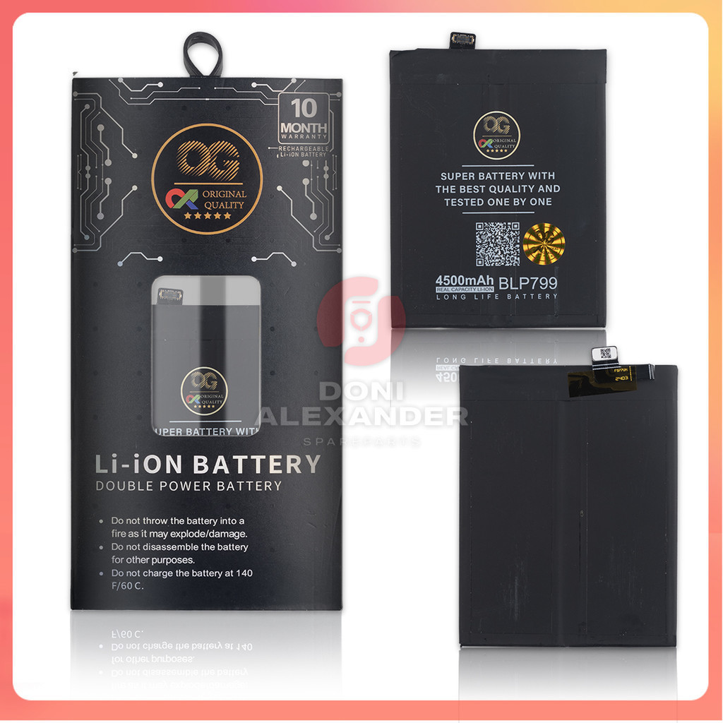 ORI BATERAI BATER OG SUPER REALME 7 PRO - REALME X7 PRO - NARZO 20 PRO BLP799 BLP-799