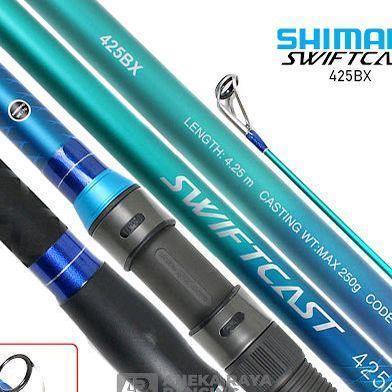 Joran SHIMANO SWIFTCAST 425 450 M BX | Fuji Guides + Seat | Sambung 3 | Surf Pasiran Swift Cast Resm