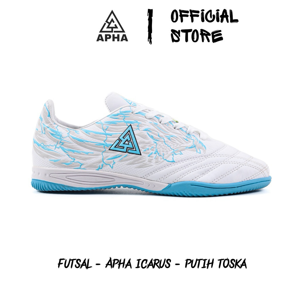 APHA - Sepatu Futsal Apha Icarus Putih Toska