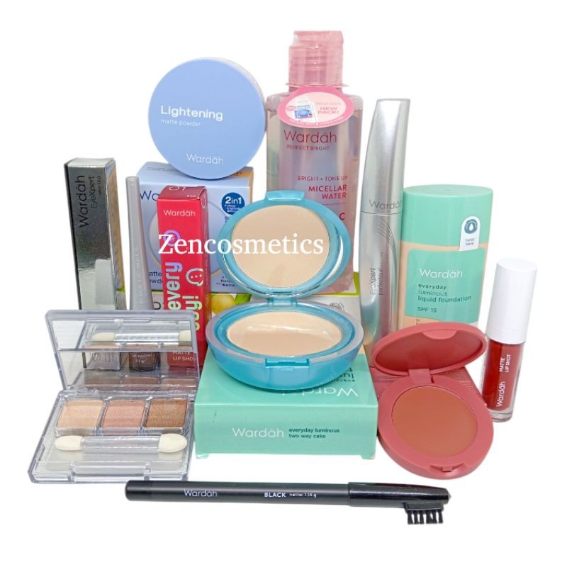 Paket Wardah Make up  lengkap 10 set / Wardah Make up Lengkap / Wardah seserahan