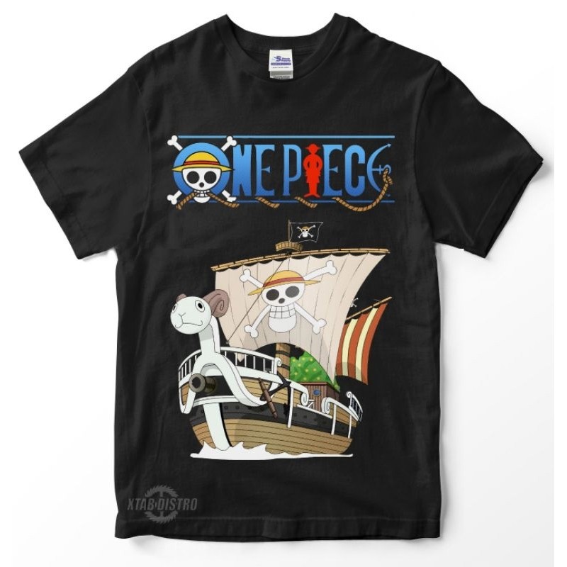 kaos ONE PIECE Kapal bajak laut Going merry Premium tshirt kaos anime