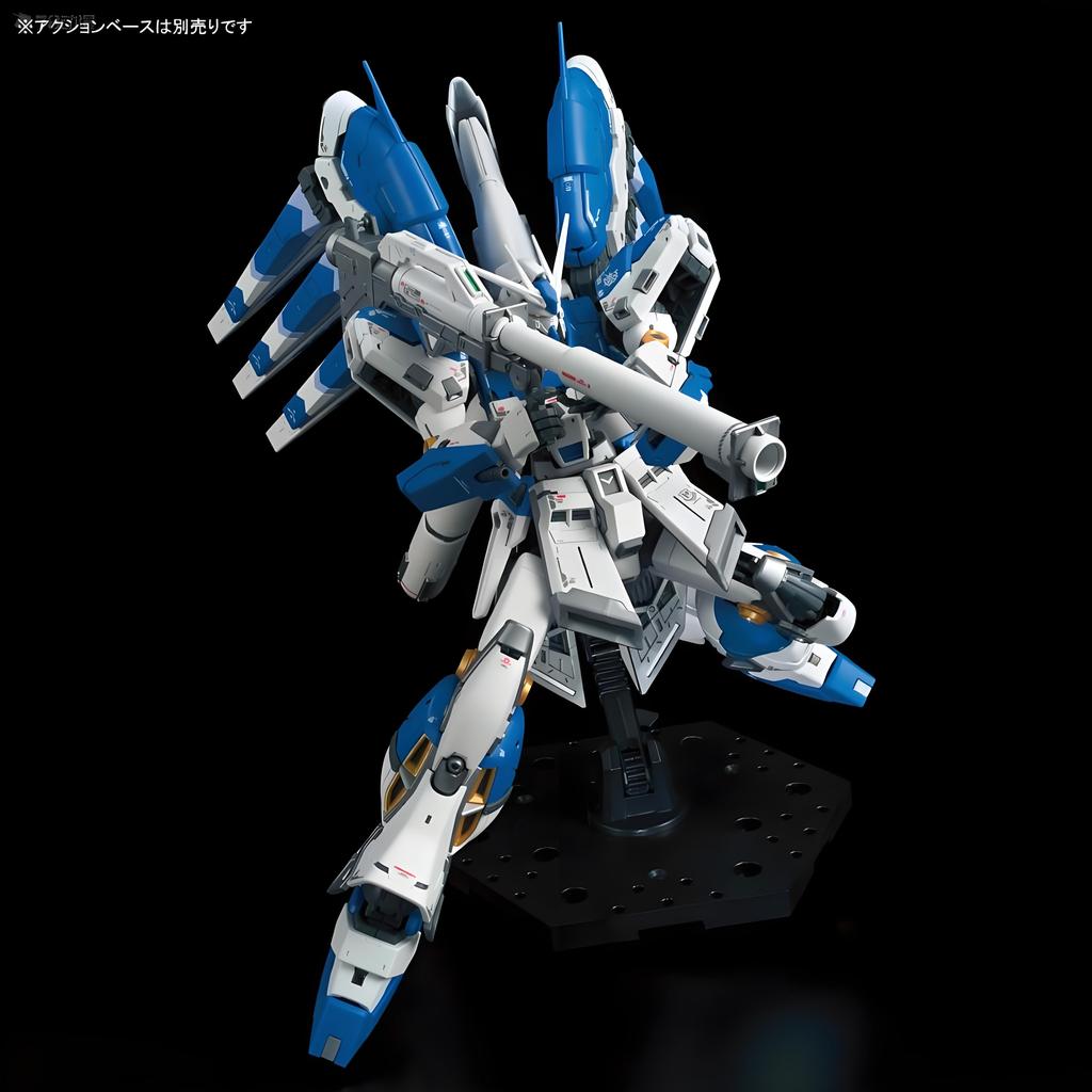 Bandai Genuine RX-93-V2 Hi-V GUNDAM RG Anime Action Figure Robot Periphery Collectible Assembly Mode