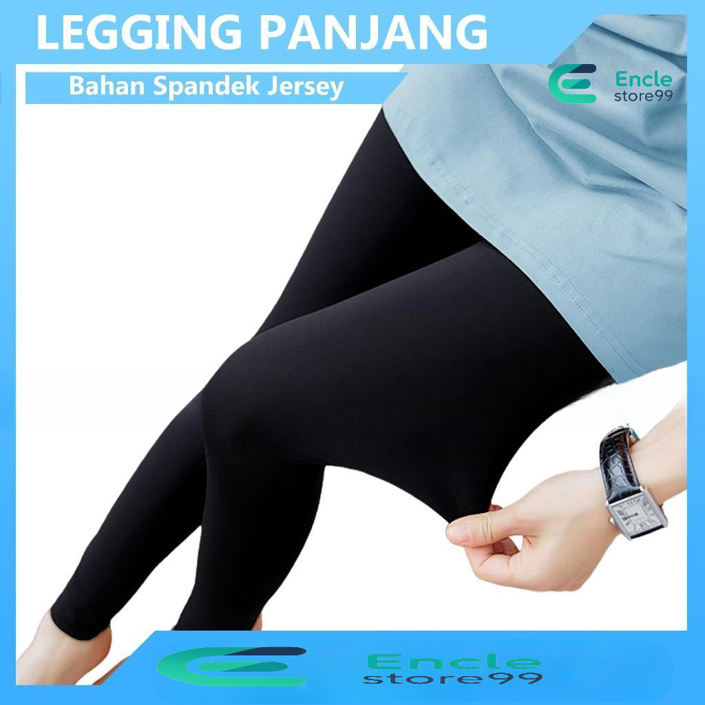 Legging Panjang Spandek / Legging Panjang Spandek Jersey / Celana Legging Spandek Jersey