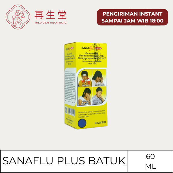 SANAFLU PLUS BATUK 60 ML.