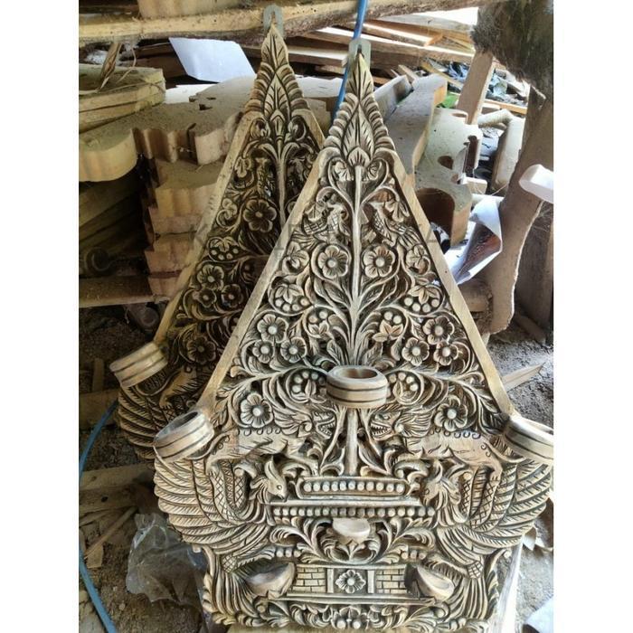 blawong keris isi 3 gunungan burung kembar ukir alus KF4231 LP2