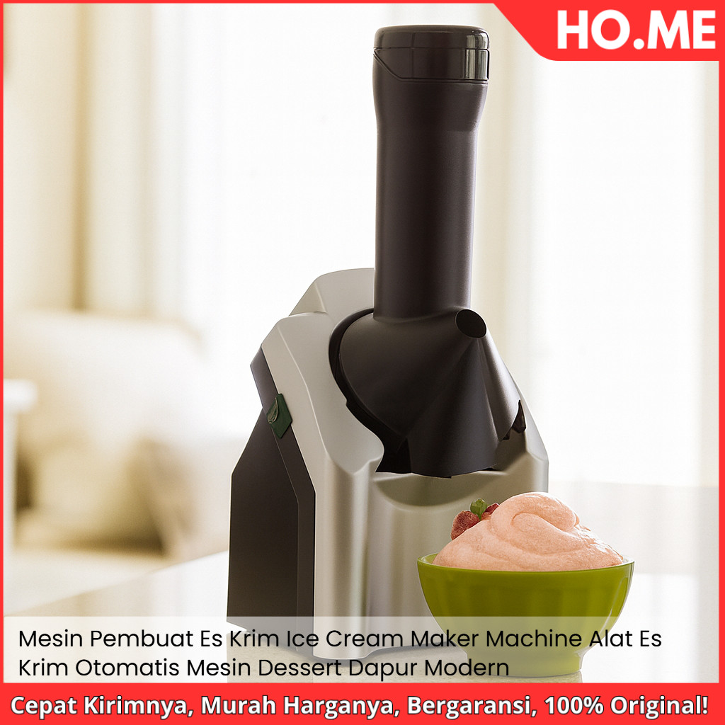 [HO.ME] Mesin pembuat es krim ice cream maker machine - alat es krim otomatis - mesin dessert dapur 