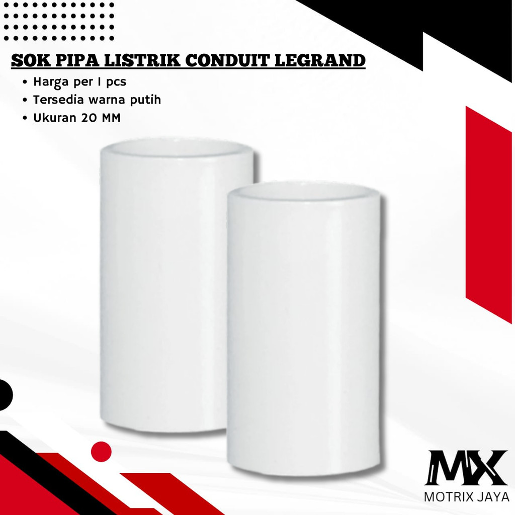SOK PIPA LISTRIK CONDUIT LEGRAND 20 MM (MJ)