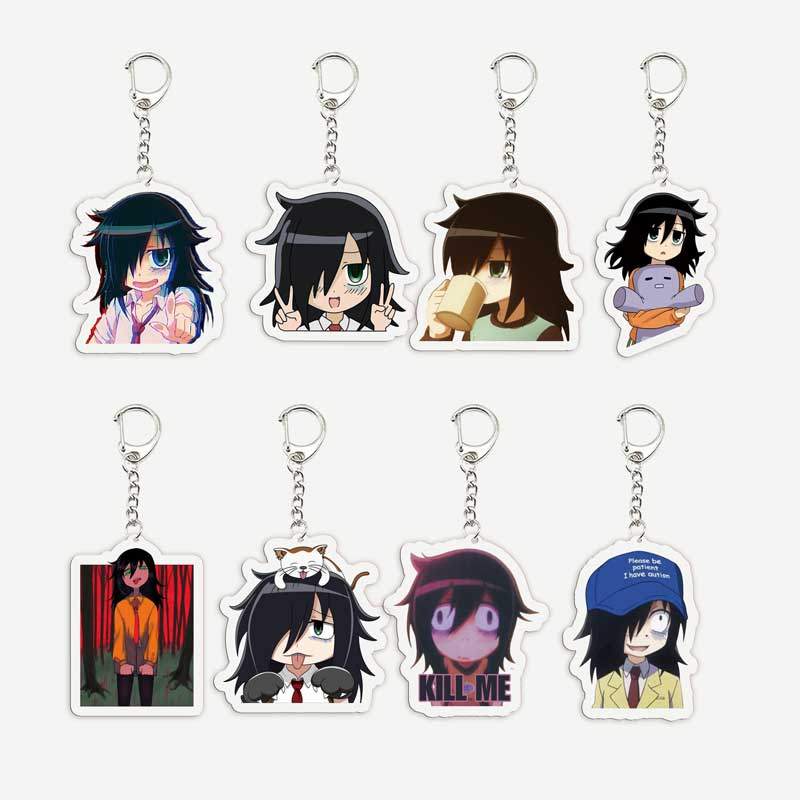 Acrylic Watamote Tomoko Kuroki Backrooms Keya Jewelry for Women Accessories Bag Tomoko Kuroki Pent a