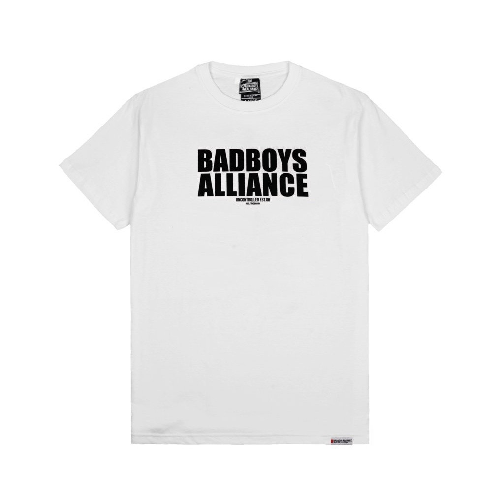 BADBOYS ALLIANCE - T-SHIRT " MIDFING " WHITE