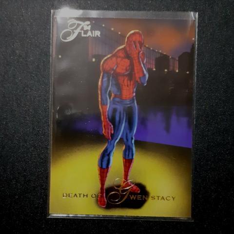 Original Kartu Marvel 1994 Flair - Spiderman - Death Of Gwen Stacy TaO 