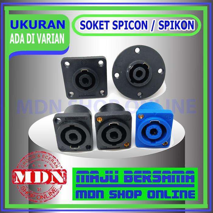 Soket Socket Spicon Spikon Neutrik Hexuan  - Jack Speaker Bagus - NEUTRIK D BESI