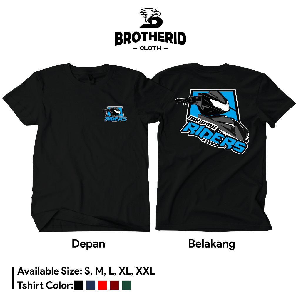 WIRAFASHION.ID Kaos MX King 150 Rider Baju Yamaha Jupiter MXKing Modifikasi Distro Otomotif Combed 3