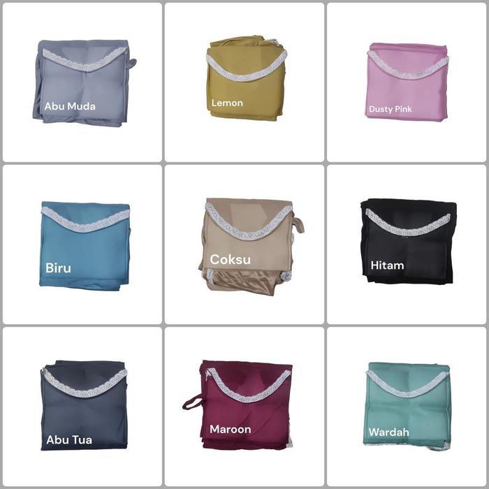 AliMaMa - MUKENA HYGET - GRATIS TAS Mukenah Traveling Renda Amplop Dewasa Travel Travelling Jumbo Je