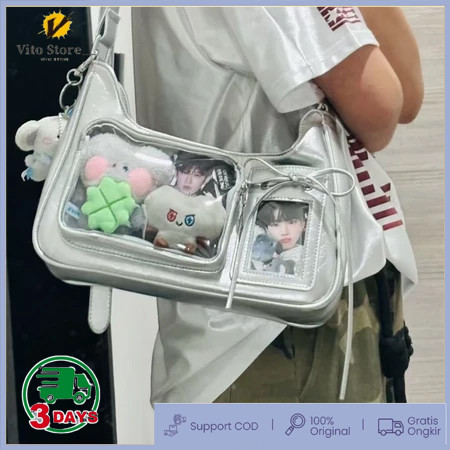 Terbaru ItaBag Versi Kartu Kecil Dari Model Baru - Desain Ceruk Kantong Nyeri Buatan Sendiri Asli Te