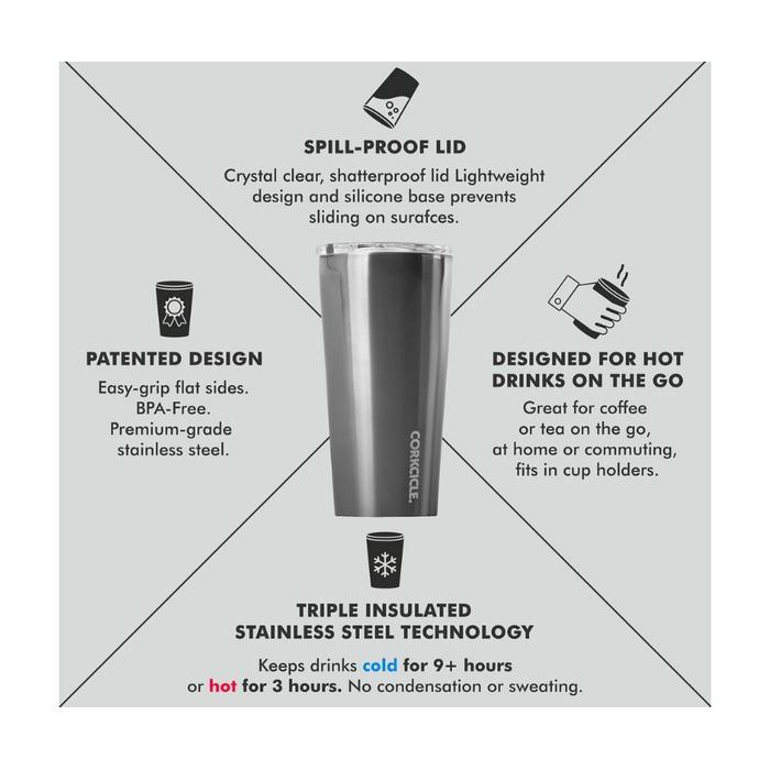 Corkcicle Tumbler 16oz / 475 ml Gunmetal