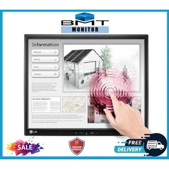 IRH Monitor LG 17BR30T 17" Touchscreen Monitor Led LG 17BR30T Portable
