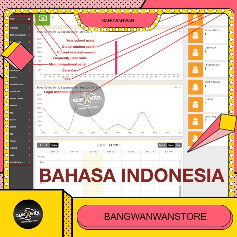 Source Software Program Aplikasi Management Sekolah Akademik CI BGW