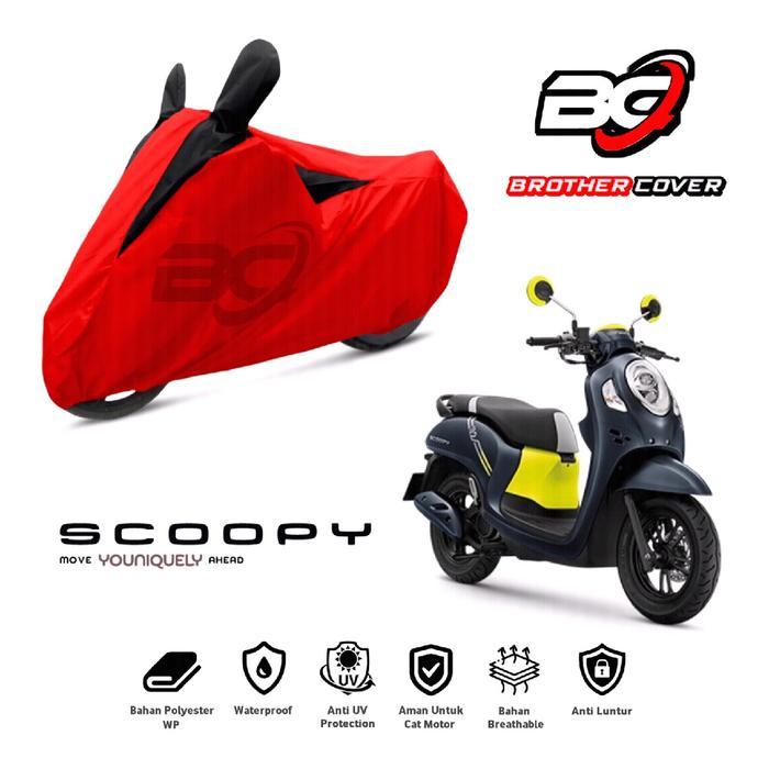 Sarung Motor Scoopy Cover Motor Scoopy Penutup Motor Scoopy Waterproof penutup & sarung sepeda motor